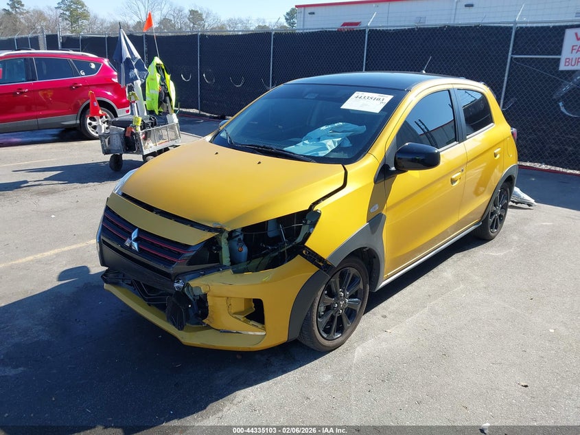 2024 Mitsubishi Mirage VIN ML32AWHJ9RH040052 IAAI salvage auction — FRONT END, Salvage (South Carolina), sold $25 on 2026-07-29 (photo 2)
