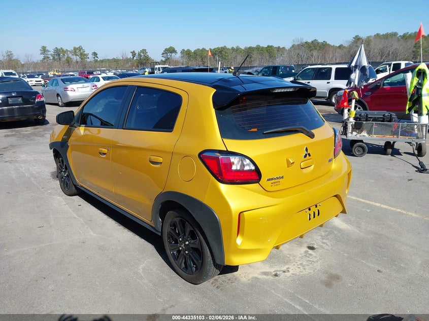 2024 Mitsubishi Mirage VIN ML32AWHJ9RH040052 IAAI salvage auction — FRONT END, Salvage (South Carolina), sold $25 on 2026-07-29 (photo 3)