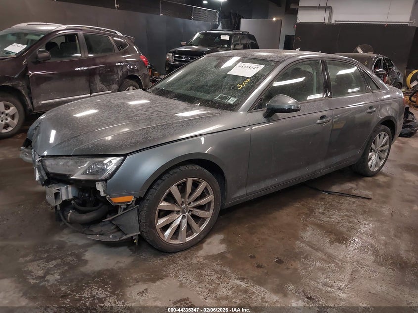 2017 Audi A4 VIN WAUGMAF46HN048925 IAAI salvage auction — FRONT END, Mv-907A (New York), sold $3,750 on 2026-07-07 (photo 2)