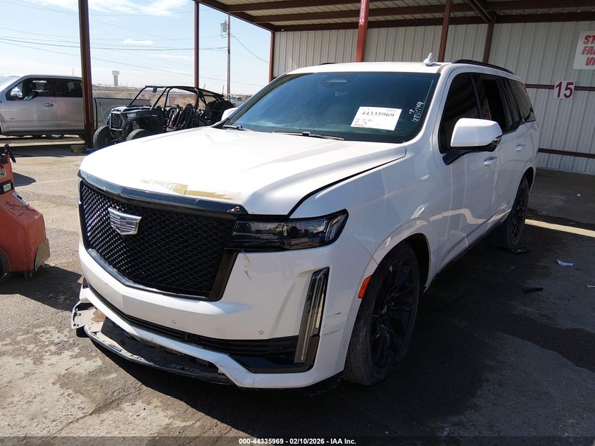 2023 Cadillac Escalade VIN 1GYS4FKL1PR561928 IAAI salvage auction — THEFT, Salvage Title, sold $29,500 on 2026-07-22 (photo 2)