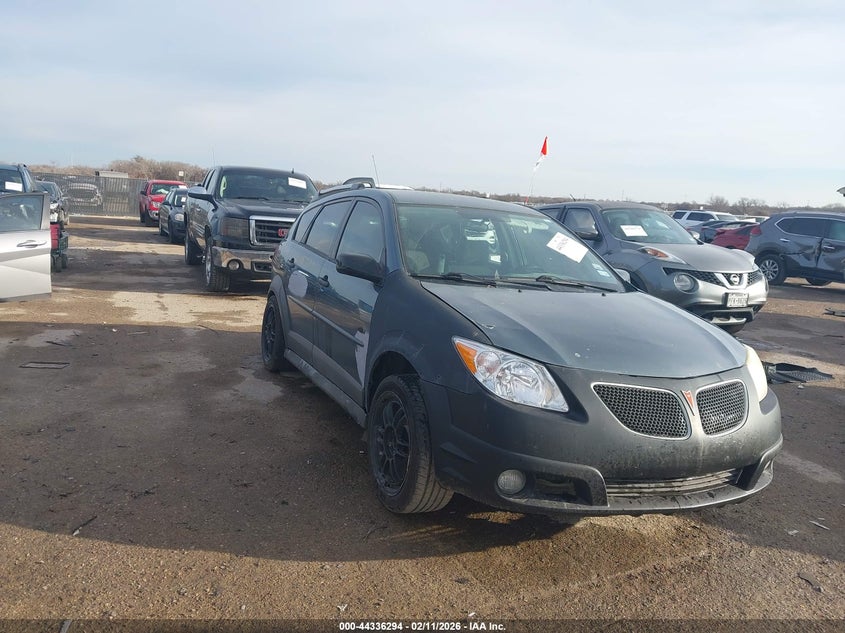 2007 Pontiac Vibe VIN 5Y2SL65837Z411514 IAAI salvage auction — LEFT REAR, Salvage (Texas), sold $425 on 2026-07-21 (photo 1)