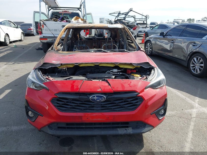 2024 Subaru Impreza VIN JF1GUHJC3R8336143 IAAI salvage auction — INTERIOR BURN, Non-Repairable (California), sold $450 on 2026-07-09 (photo 6)