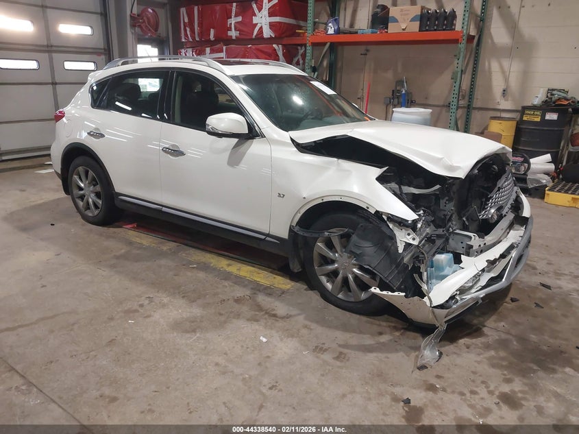 2017 Infiniti Qx50 VIN JN1BJ0RR5HM402286 IAAI salvage auction — FRONT END, Salvage Title, sold $825 on 2026-07-18 (photo 1)