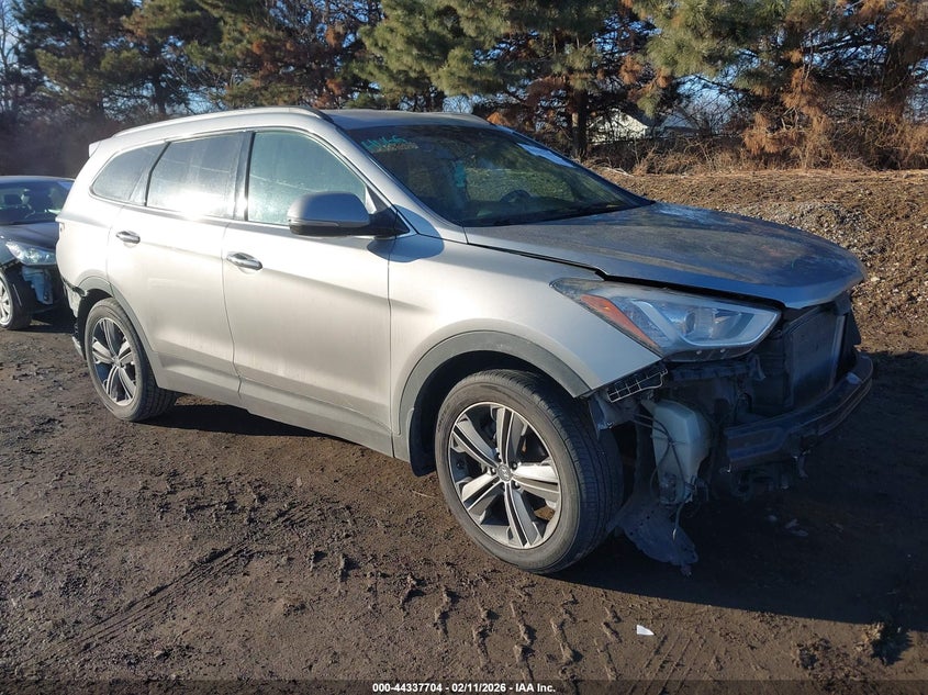 2014 Hyundai Santa fe VIN KM8SNDHF3EU074647 IAAI salvage auction — FRONT & REAR, Salvage (Indiana), sold $1,650 on 2026-07-23 (photo 1)