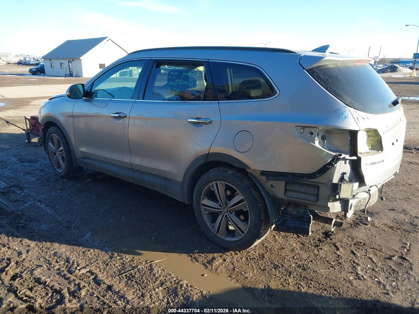 2014 Hyundai Santa fe VIN KM8SNDHF3EU074647 IAAI salvage auction — FRONT & REAR, Salvage (Indiana), sold $1,650 on 2026-07-23 (photo 3)