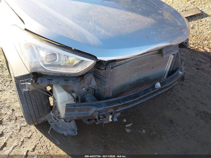 2014 Hyundai Santa fe VIN KM8SNDHF3EU074647 IAAI salvage auction — FRONT & REAR, Salvage (Indiana), sold $1,650 on 2026-07-23 (photo 6)