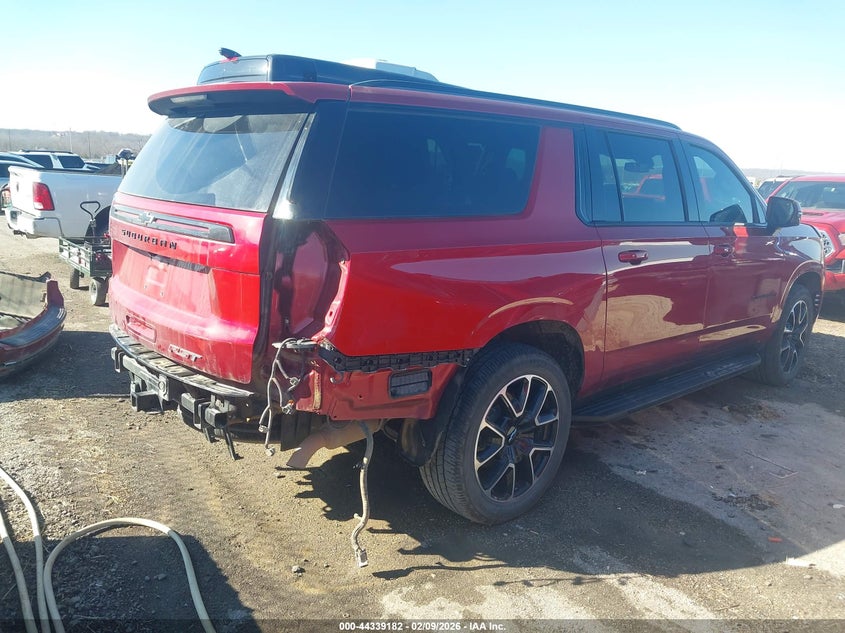 2021 Chevrolet Suburban VIN 1GNSKEKD1MR201012 IAAI salvage auction — REAR END, Clear (Oklahoma), sold $15,500 on 2026-07-28 (photo 4)
