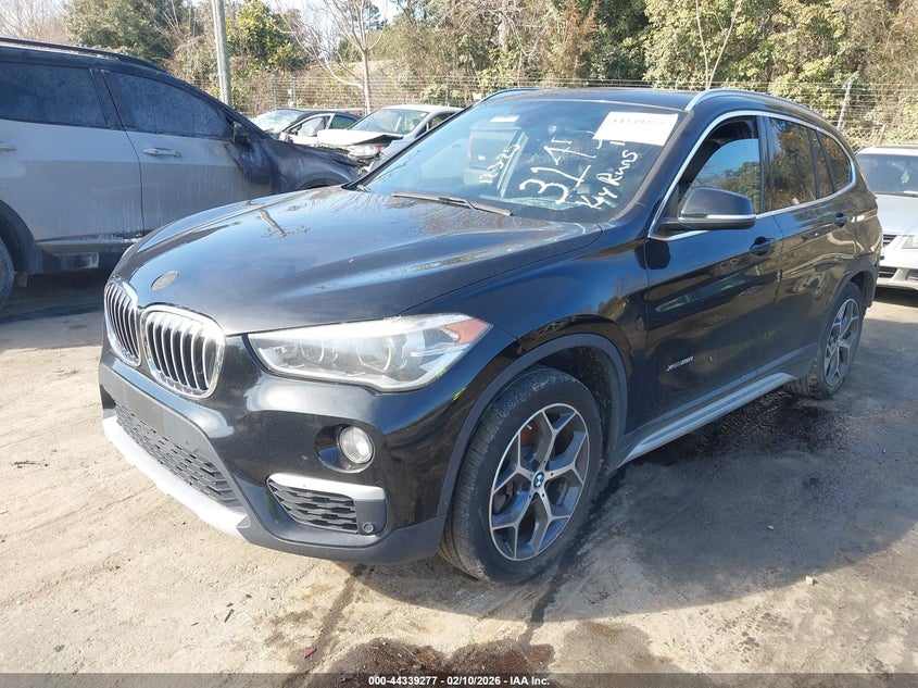 2017 BMW X1 VIN WBXHT3C34H5F83145 IAAI salvage auction — REAR END, Salvage Title, sold $25 on 2026-07-23 (photo 2)
