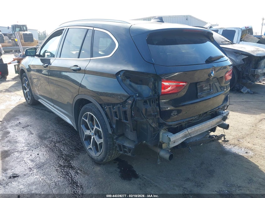 2017 BMW X1 VIN WBXHT3C34H5F83145 IAAI salvage auction — REAR END, Salvage Title, sold $25 on 2026-07-23 (photo 3)