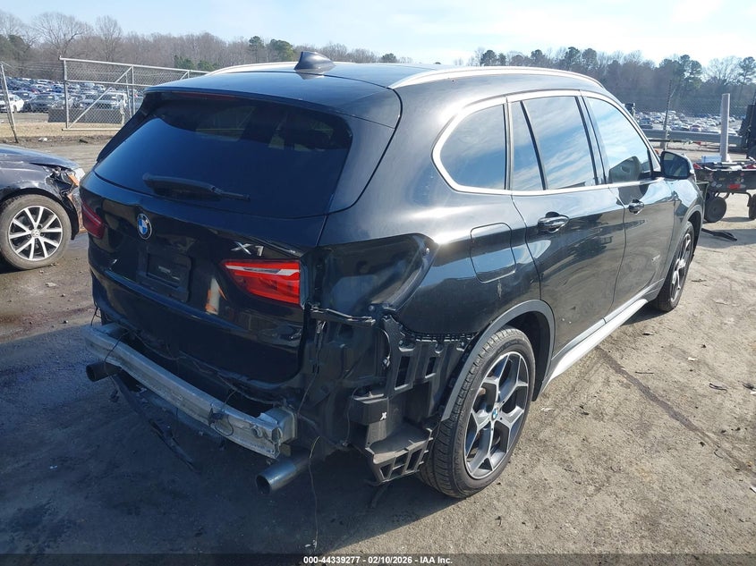 2017 BMW X1 VIN WBXHT3C34H5F83145 IAAI salvage auction — REAR END, Salvage Title, sold $25 on 2026-07-23 (photo 4)