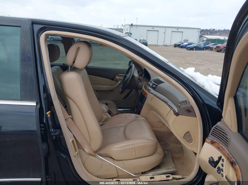 2003 Mercedes-benz S-klasse VIN WDBNG84J03A336411 IAAI salvage auction — ELECTRICAL, Salvage (Pennsylvania), sold $300 on 2026-07-17 (photo 5)