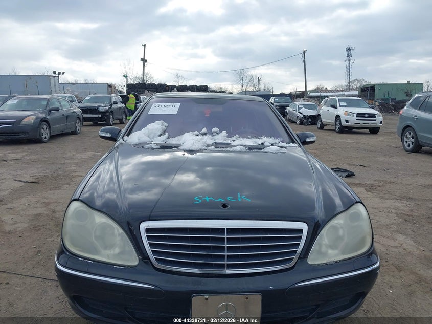 2003 Mercedes-benz S-klasse VIN WDBNG84J03A336411 IAAI salvage auction — ELECTRICAL, Salvage (Pennsylvania), sold $300 on 2026-07-17 (photo 6)