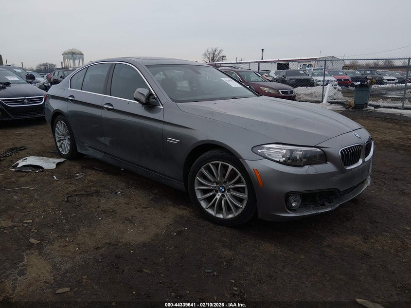2014 BMW 5er VIN WBA5A7C56ED612073 IAAI salvage auction — LEFT SIDE, Salvage (New Jersey), sold $1,250 on 2026-07-13 (photo 1)