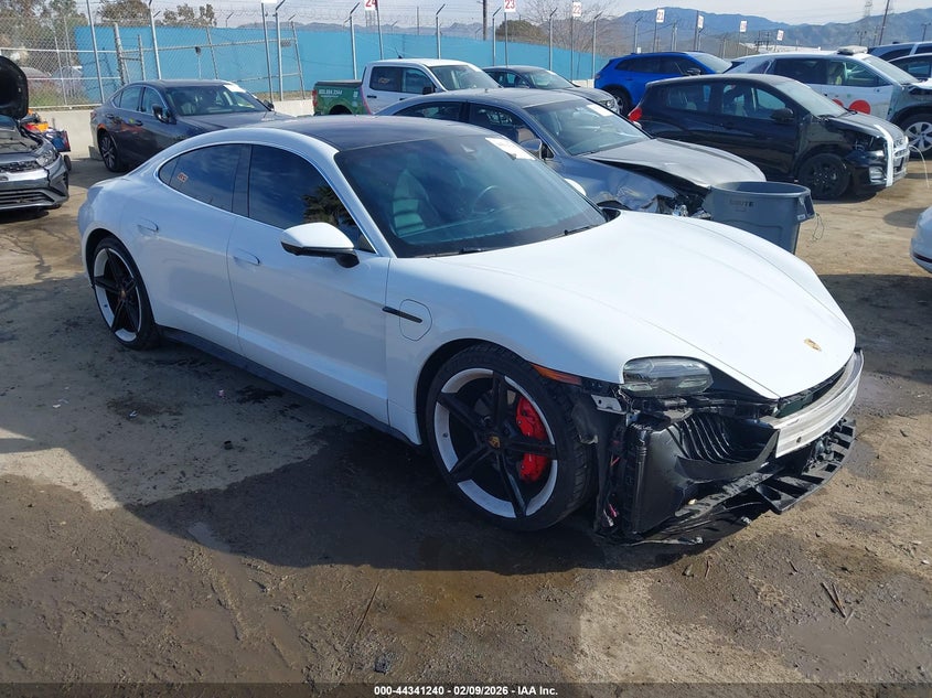 2020 Porsche Taycan VIN WP0AB2Y18LSA53807 IAAI salvage auction — FRONT END, Salvage (California), sold $28,750 on 2026-07-20 (photo 1)
