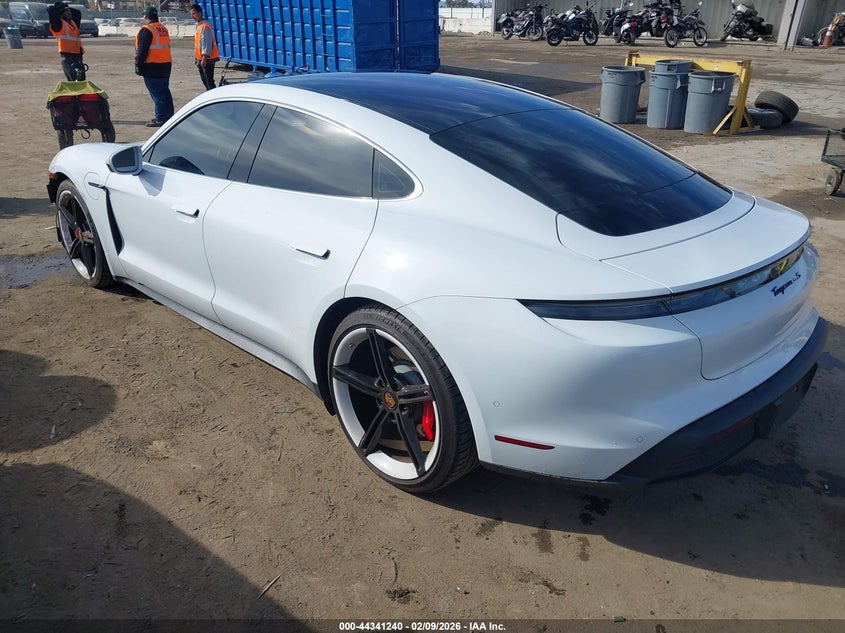 2020 Porsche Taycan VIN WP0AB2Y18LSA53807 IAAI salvage auction — FRONT END, Salvage (California), sold $28,750 on 2026-07-20 (photo 3)