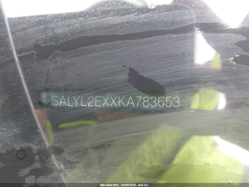 2019 Land rover Range rover velar VIN SALYL2EXXKA783653 IAAI salvage auction — LEFT SIDE, Salvage (Hawaii), sold $8,300 on 2026-07-14 (photo 9)
