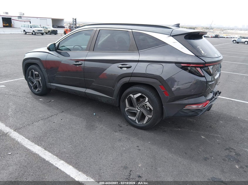 2022 Hyundai Tucson VIN 5NMJC3AE3NH060255 IAAI salvage auction — REAR END, Salvage Title, sold $7,300 on 2026-07-31 (photo 3)