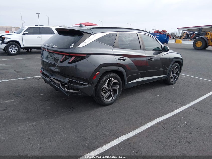 2022 Hyundai Tucson VIN 5NMJC3AE3NH060255 IAAI salvage auction — REAR END, Salvage Title, sold $7,300 on 2026-07-31 (photo 4)