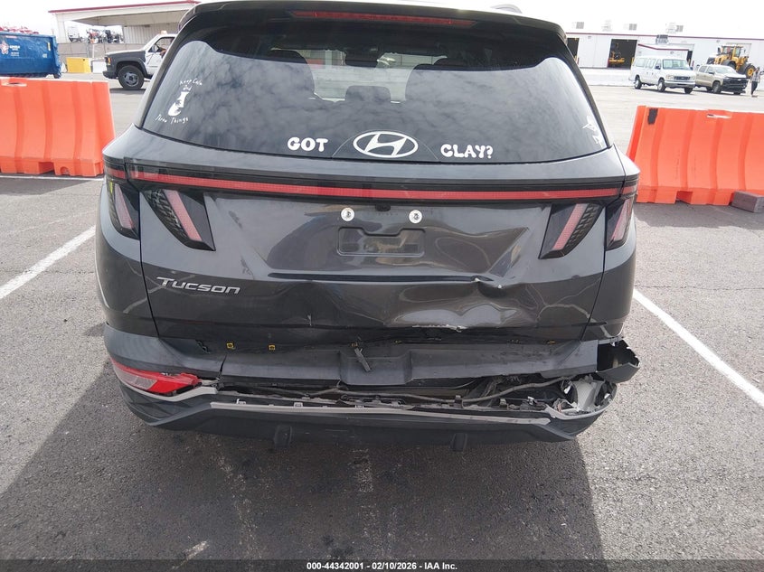 2022 Hyundai Tucson VIN 5NMJC3AE3NH060255 IAAI salvage auction — REAR END, Salvage Title, sold $7,300 on 2026-07-31 (photo 6)