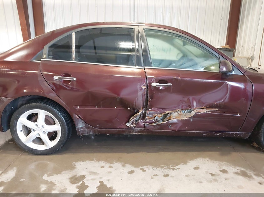 2006 Hyundai Sonata VIN 5NPEU46F86H042697 IAAI salvage auction — RIGHT SIDE, Salvage (Utah), sold $100 on 2026-07-20 (photo 6)