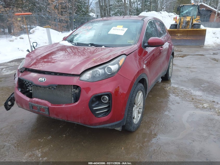 2017 Kia Sportage VIN KNDPMCAC6H7076189 IAAI salvage auction — FRONT END, Salvage Title, sold $2,350 on 2026-07-20 (photo 2)