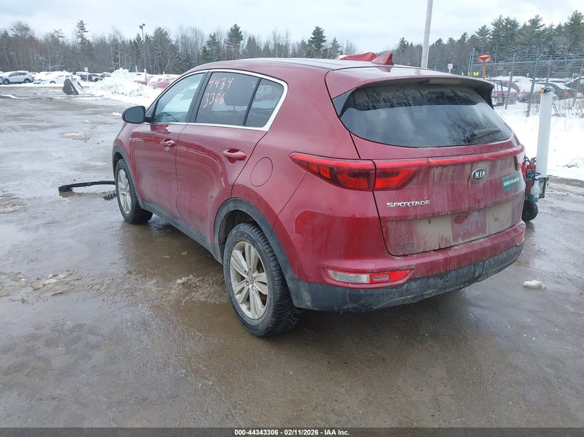 2017 Kia Sportage VIN KNDPMCAC6H7076189 IAAI salvage auction — FRONT END, Salvage Title, sold $2,350 on 2026-07-20 (photo 3)