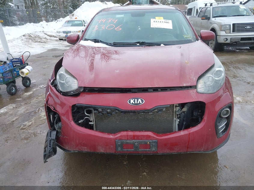 2017 Kia Sportage VIN KNDPMCAC6H7076189 IAAI salvage auction — FRONT END, Salvage Title, sold $2,350 on 2026-07-20 (photo 6)