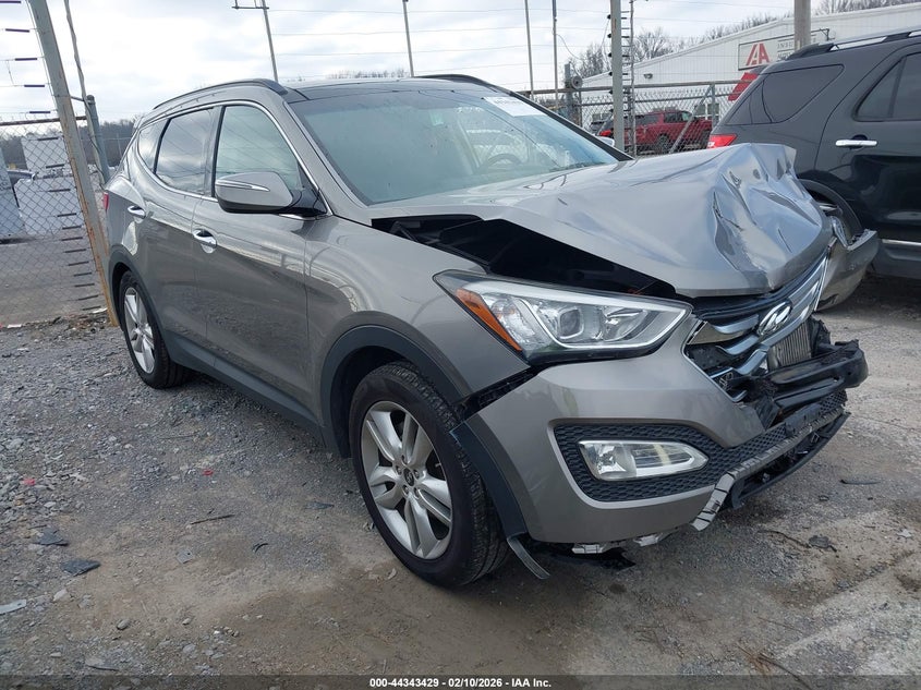 2015 Hyundai Santa fe VIN 5XYZW4LA0FG284637 IAAI salvage auction — FRONT END, Salvage (Tennessee), sold $1,100 on 2026-07-29 (photo 1)