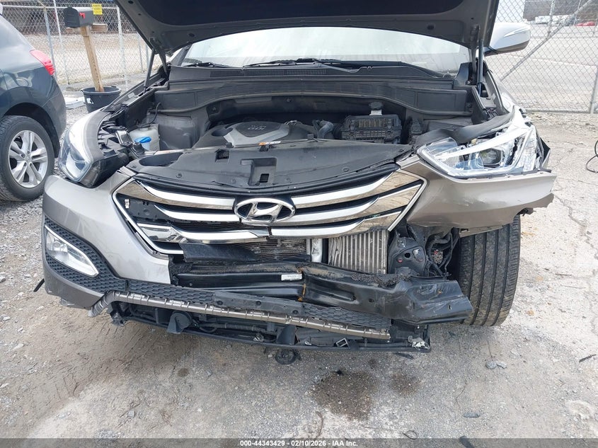 2015 Hyundai Santa fe VIN 5XYZW4LA0FG284637 IAAI salvage auction — FRONT END, Salvage (Tennessee), sold $1,100 on 2026-07-29 (photo 6)