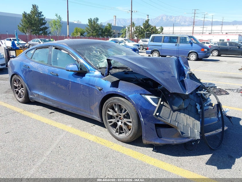 2024 Tesla Model s VIN 5YJSA1E51RF542559 IAAI salvage auction — FRONT END, Salvage (California), sold $1,150 on 2026-07-30 (photo 1)