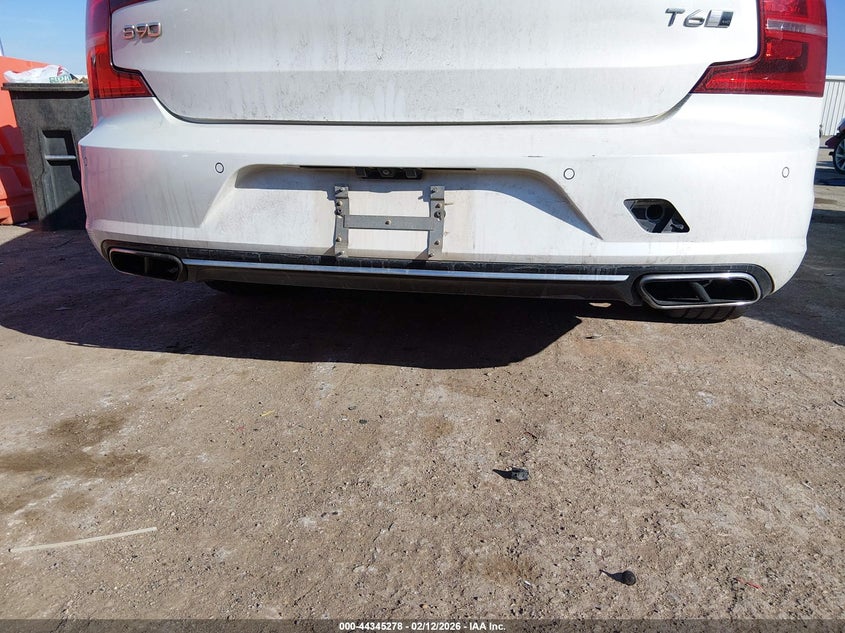 2018 Volvo S90 VIN LVY992ML1JP020756 IAAI salvage auction — REAR END, Clear (Oklahoma), sold $4,500 on 2026-07-12 (photo 6)