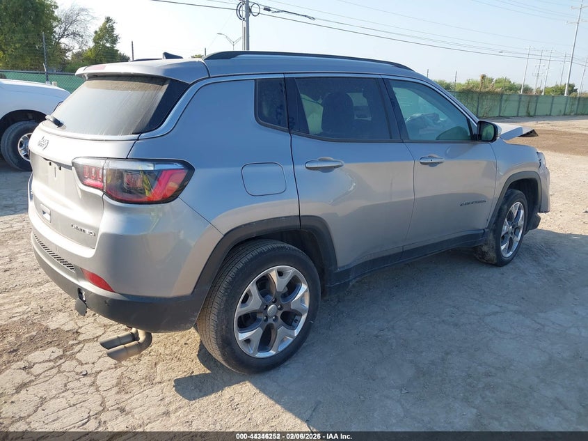 2021 Jeep Compass VIN 3C4NJDCB2MT515307 IAAI salvage auction — FRONT END, Salvage Title, sold $775 on 2026-08-03 (photo 4)