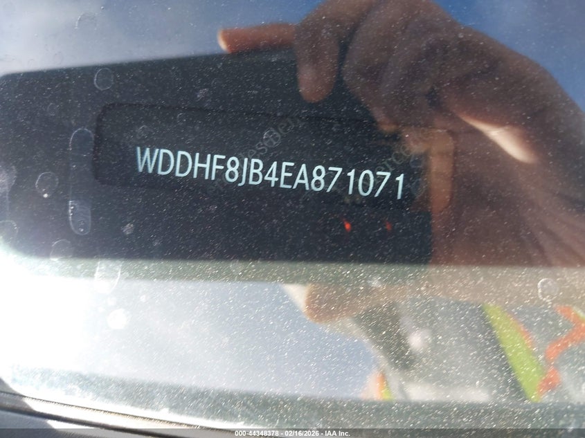 2014 Mercedes-benz E-klasse VIN WDDHF8JB4EA871071 IAAI salvage auction — FRONT END, Salvage (Oklahoma), sold $5,200 on 2026-07-31 (photo 9)