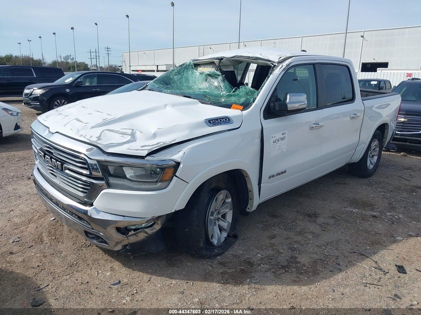 2022 Ram 1500 VIN 1C6RREJT4NN210220 IAAI salvage auction — ROLLOVER, Original (Texas), sold $2,850 on 2026-07-19 (photo 2)