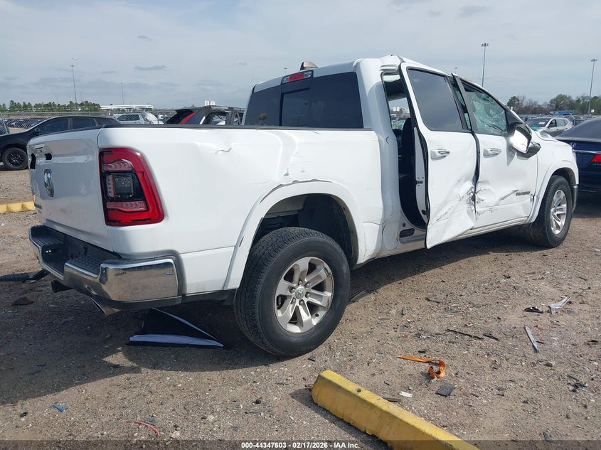 2022 Ram 1500 VIN 1C6RREJT4NN210220 IAAI salvage auction — ROLLOVER, Original (Texas), sold $2,850 on 2026-07-19 (photo 4)