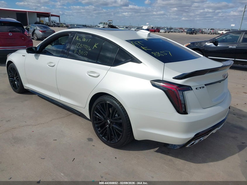 2025 Cadillac CT5-V VIN 1G6DV5RW0S0108857 IAAI salvage auction — Theft, Clear, sold $17,100 on 2026-09-11 (photo 3)