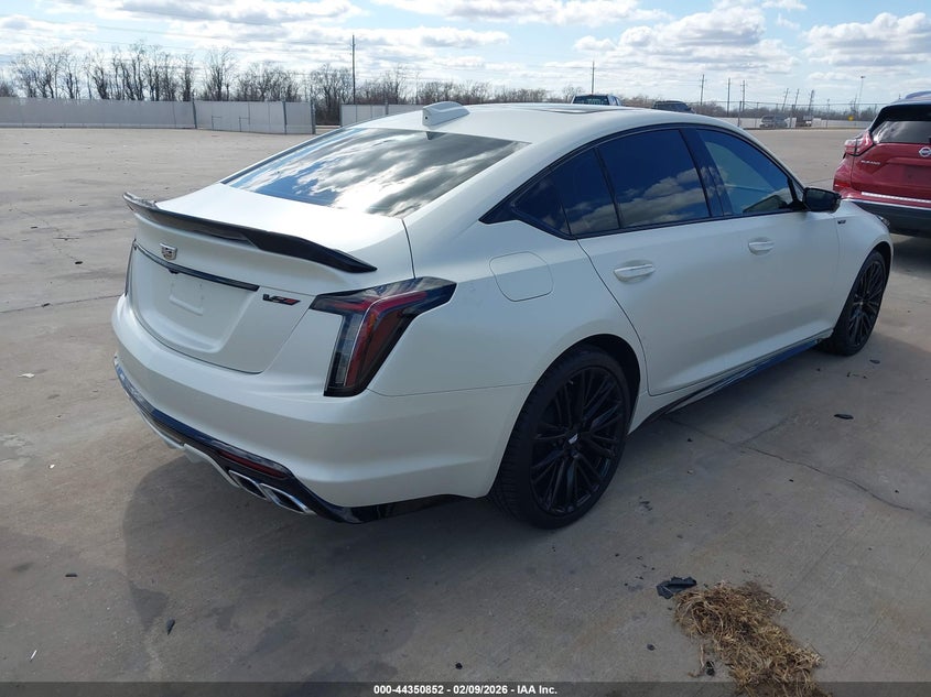 2025 Cadillac CT5-V VIN 1G6DV5RW0S0108857 IAAI salvage auction — Theft, Clear, sold $17,100 on 2026-09-11 (photo 4)