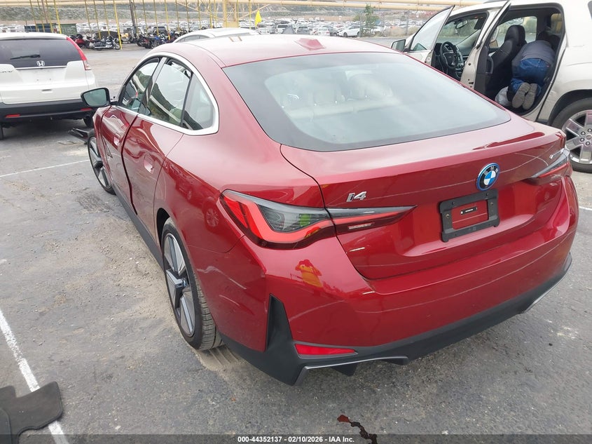 2025 BMW I4 VIN WBY23HD03SFU07866 IAAI salvage auction — FRONT END, Salvage (California), sold $10,250 on 2026-07-27 (photo 3)