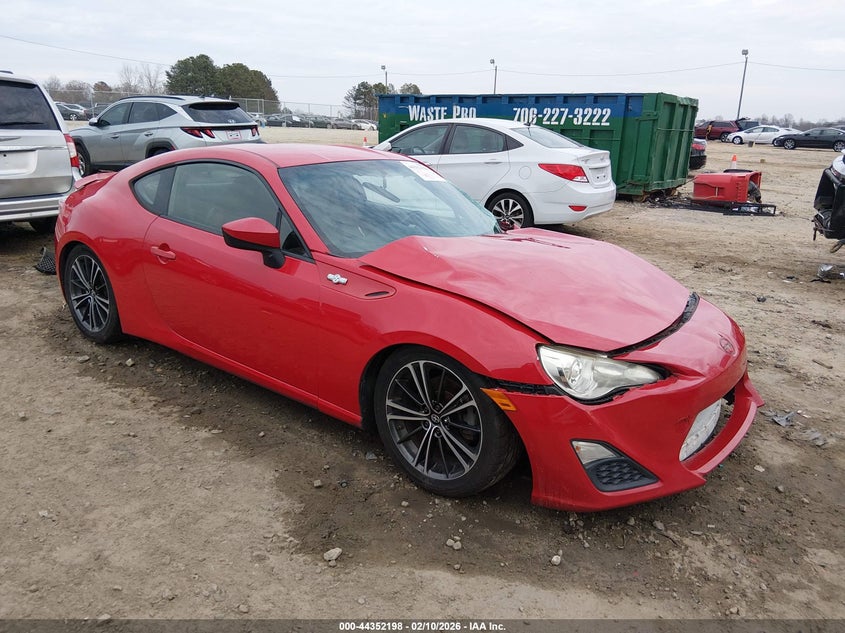 2014 Scion Fr-s VIN JF1ZNAA15E8704070 IAAI salvage auction — SIDE, Salvage Title, sold $600 on 2026-07-11 (photo 1)