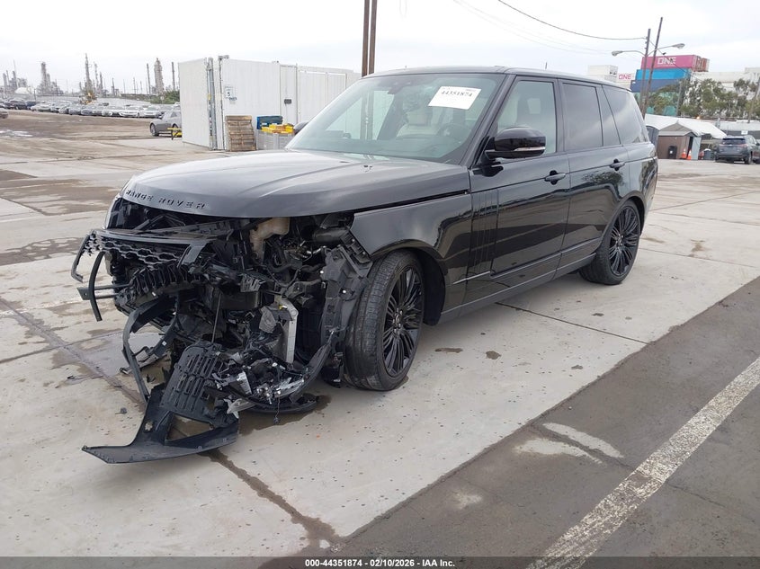 2021 Land rover RANGE ROVER VIN SALGS2SEXMA446484 IAAI salvage auction — Front End, Salvage (California), sold $20,950 on 2026-04-01 (photo 2)