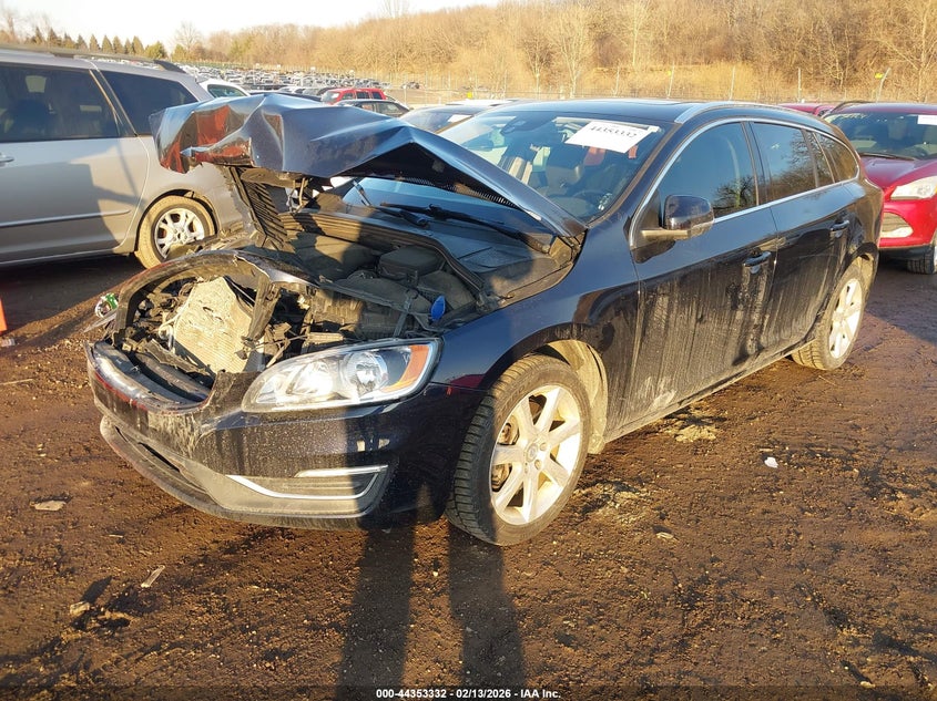 2017 Volvo V60 VIN YV140MSK1H1359087 IAAI salvage auction — FRONT END, Salvage (Illinois), sold $500 on 2026-08-13 (photo 2)