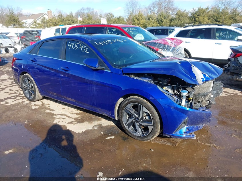 2023 Hyundai Elantra VIN KMHLP4AG1PU494007 IAAI salvage auction — ROLLOVER, Salvage (Indiana), sold $1,700 on 2026-07-28 (photo 1)
