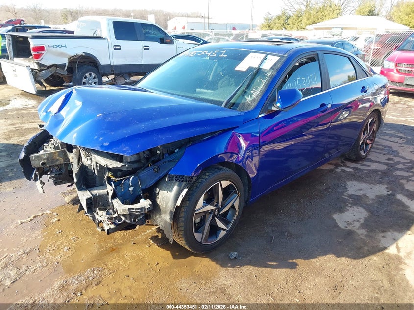 2023 Hyundai Elantra VIN KMHLP4AG1PU494007 IAAI salvage auction — ROLLOVER, Salvage (Indiana), sold $1,700 on 2026-07-28 (photo 2)
