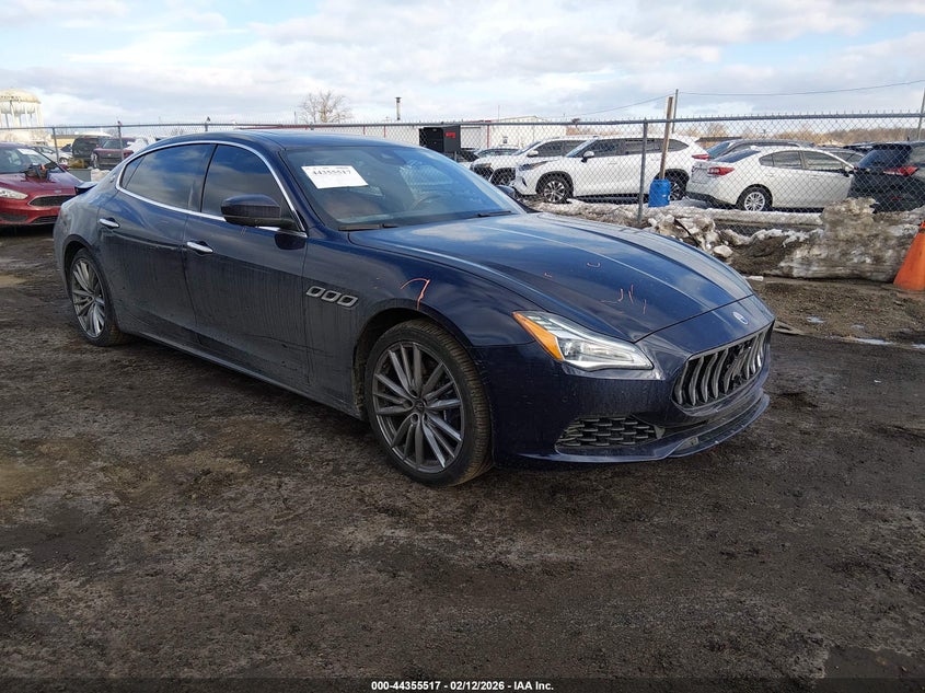 2021 Maserati Quattroporte VIN ZAM56YPL2M1376150 IAAI salvage auction — REAR END, Salvage Title, sold $12,150 on 2026-07-06 (photo 1)