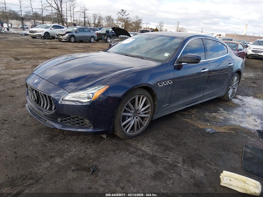 2021 Maserati Quattroporte VIN ZAM56YPL2M1376150 IAAI salvage auction — REAR END, Salvage Title, sold $12,150 on 2026-07-06 (photo 2)