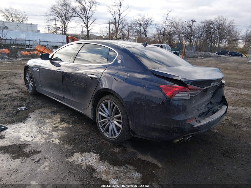 2021 Maserati Quattroporte VIN ZAM56YPL2M1376150 IAAI salvage auction — REAR END, Salvage Title, sold $12,150 on 2026-07-06 (photo 3)