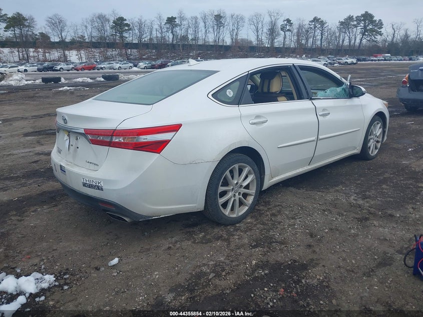 2015 Toyota Avalon VIN UT1BK1EB9FU192230 IAAI salvage auction — VANDALISM, Salvage Title, sold $2,650 on 2026-07-07 (photo 4)