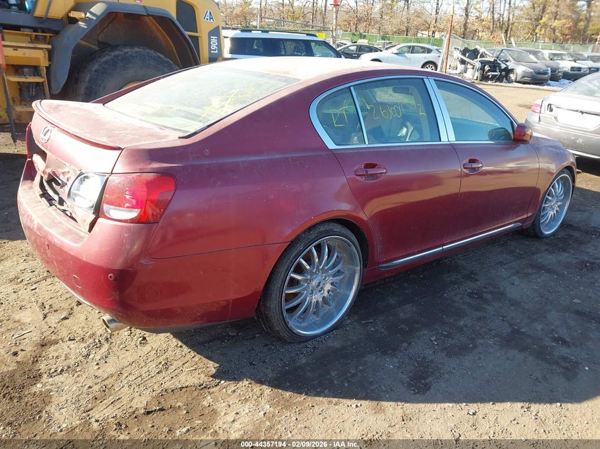 2006 Lexus Gs 430 VIN JTHBN96S465007907 IAAI salvage auction — FRONT & REAR, Bill Of Sale (New York), sold $475 on 2026-07-14 (photo 4)