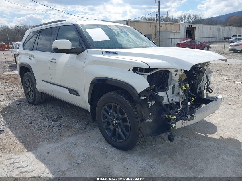 2024 Toyota Sequoia VIN 7SVAAABA4RX026186 IAAI salvage auction — FRONT END, Salvage Title, sold $28,250 on 2026-07-29 (photo 1)