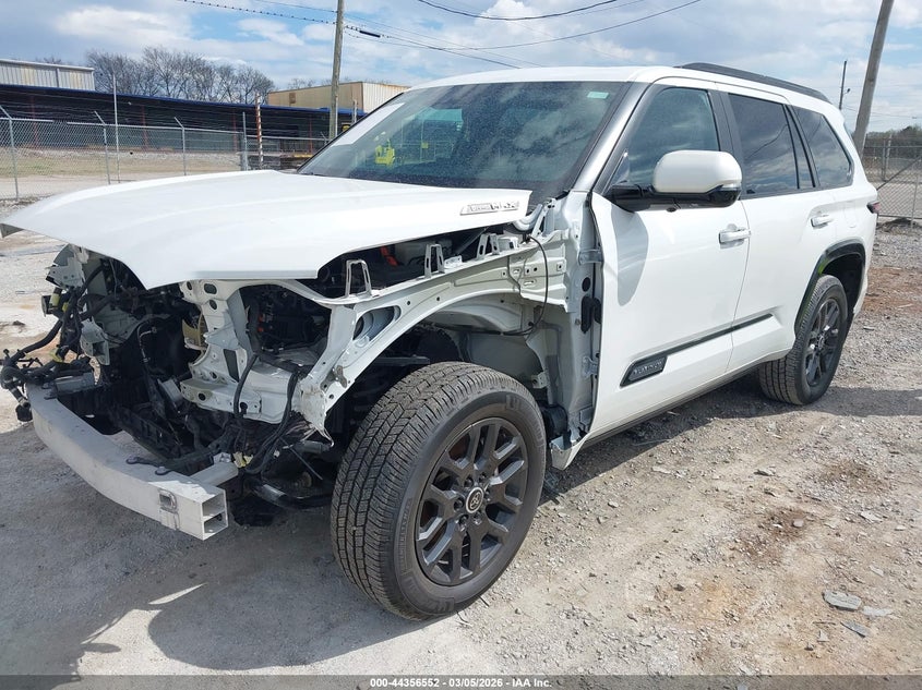 2024 Toyota Sequoia VIN 7SVAAABA4RX026186 IAAI salvage auction — FRONT END, Salvage Title, sold $28,250 on 2026-07-29 (photo 2)